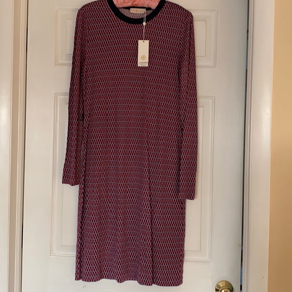NWT Authentic Tory Burch Musee Dress size 10 missing belt - Picture 1 of 4